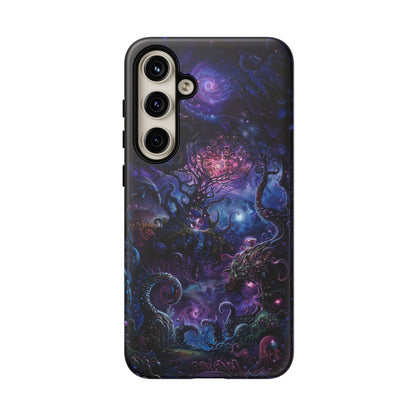 Trippy Psychedelic Alien Landscape Phone Case - Vibrant Abstract Design for iPhone, Samsung Galaxy and Google Pixel Devices