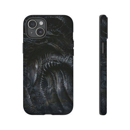 Surreal Biomechanical Phone Case - Gothic Sci-Fi Art for iPhone, Samsung Galaxy, and Google Pixel Devices