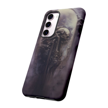 Dark Android Dream Phone Case – Futuristic Alien Horror Design for iPhone, Samsung Galaxy, and Google Pixel Devices