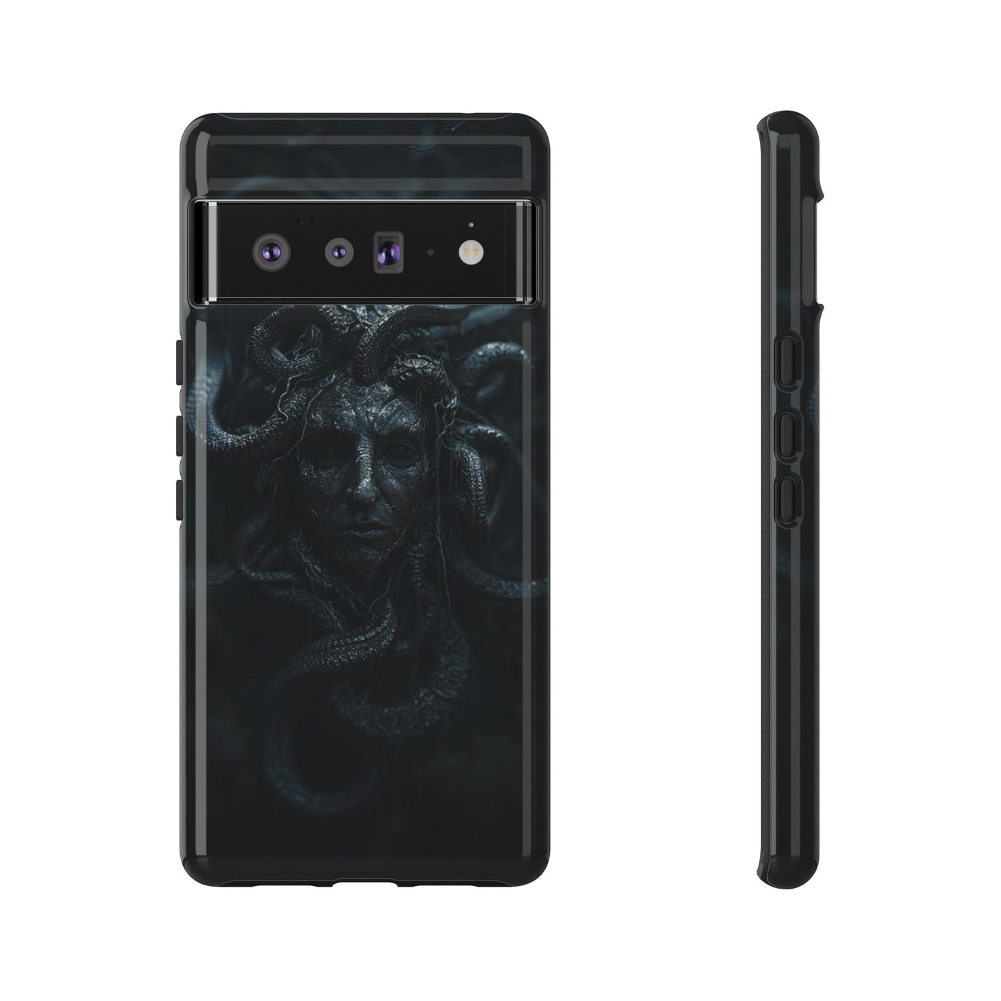 Medusa's Gaze Phone Case - Dark Mythological Design for iPhone and Samsung Galaxy Devices