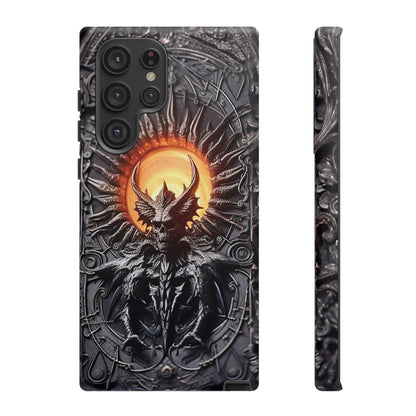 Skeletal Demonic King Phone Case – Ornate Gothic Design for iPhone, Samsung Galaxy, and Google Pixel Devices