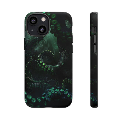 Tentacles from the Deep Tough Phone Case – Lovecraftian Horror Design for iPhone, Samsung Galaxy, and Google Pixel Devices