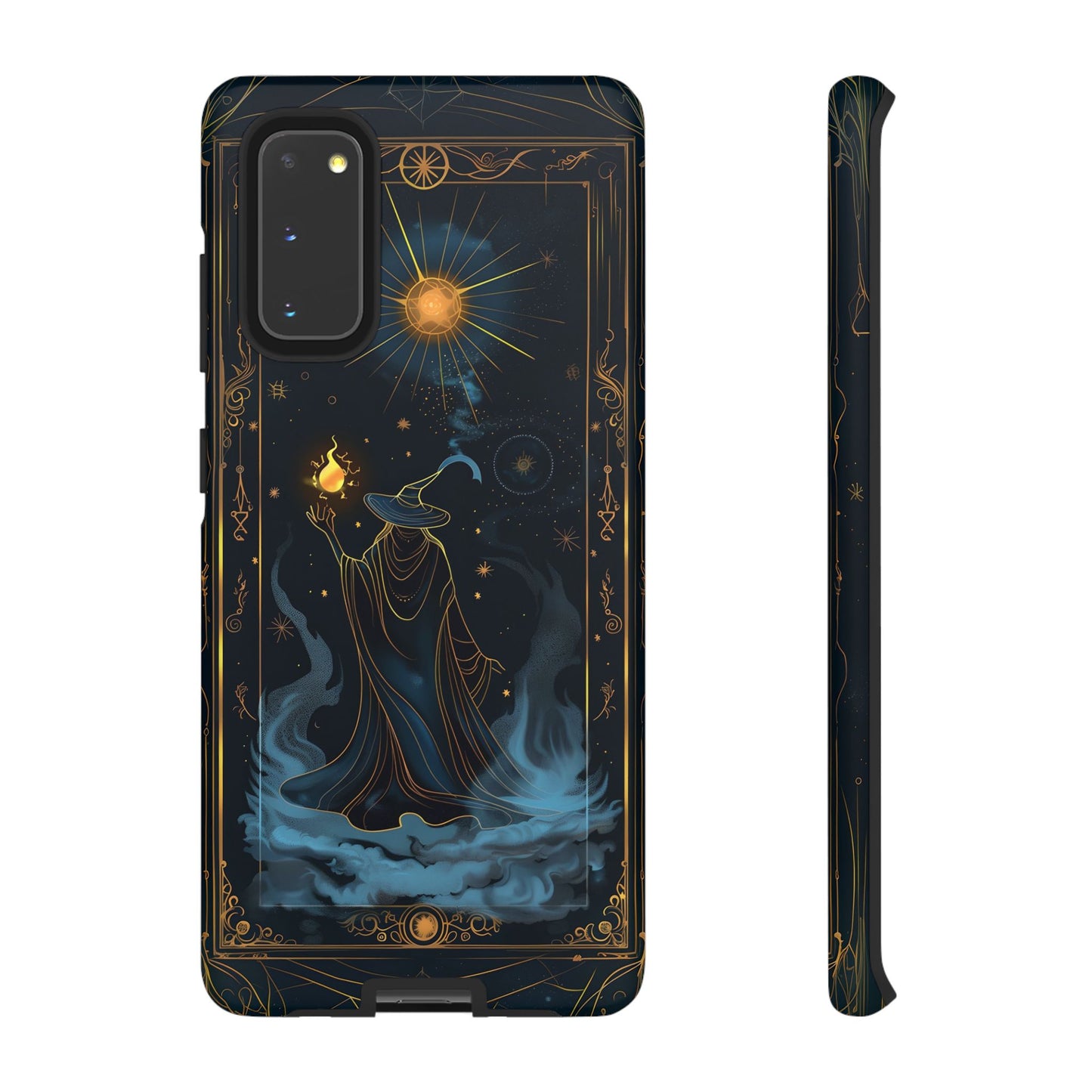 Enchanted Wizard Spellcaster Galaxy Phone Case - Mystical Wizardry Art For iPhone, Samsung Galaxy, and Google Pixel Devices