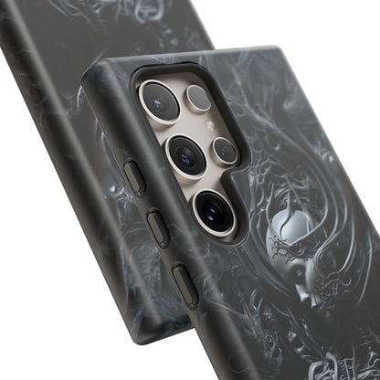 Biomechanical Beauty Phone Case – Futuristic Alien Design for iPhone, Samsung Galaxy, and Google Pixel Devices