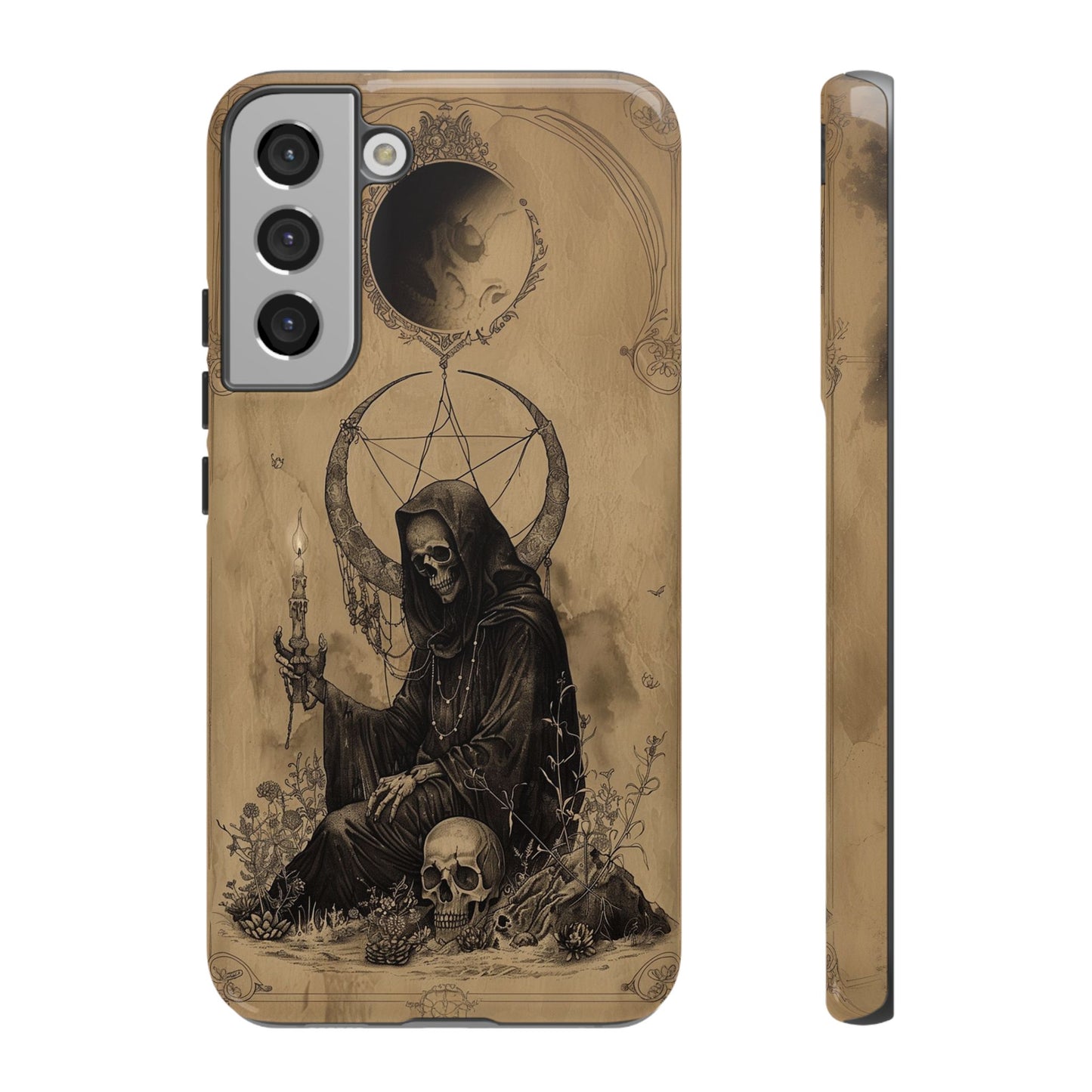 Gothic Reaper Phone Case - Dark Aesthetic Art for iPhone, Samsung, Google Pixel