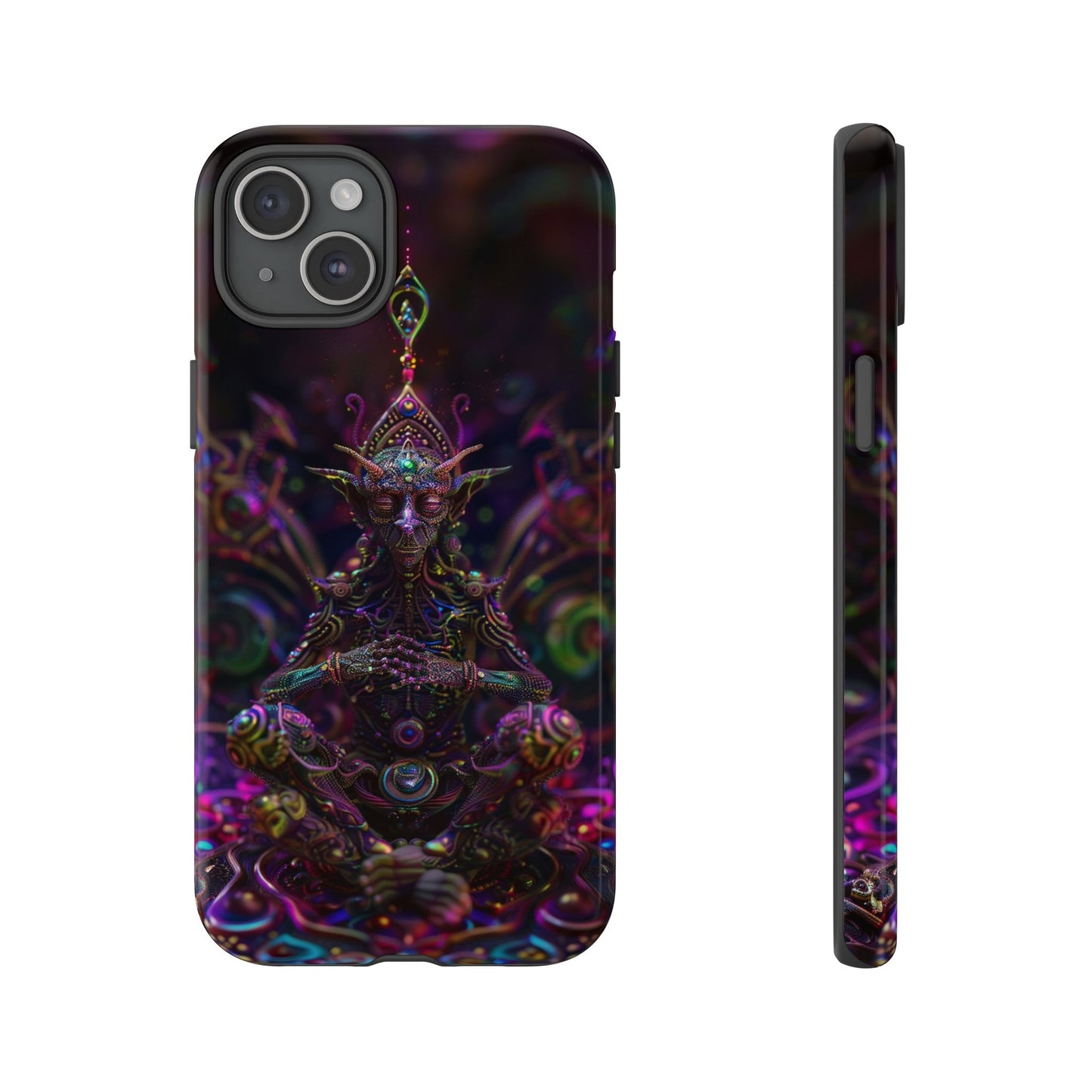 Mystical Machine Elf Phone Case - Psychedelic Vibes for iPhone, Samsung, Google Pixel