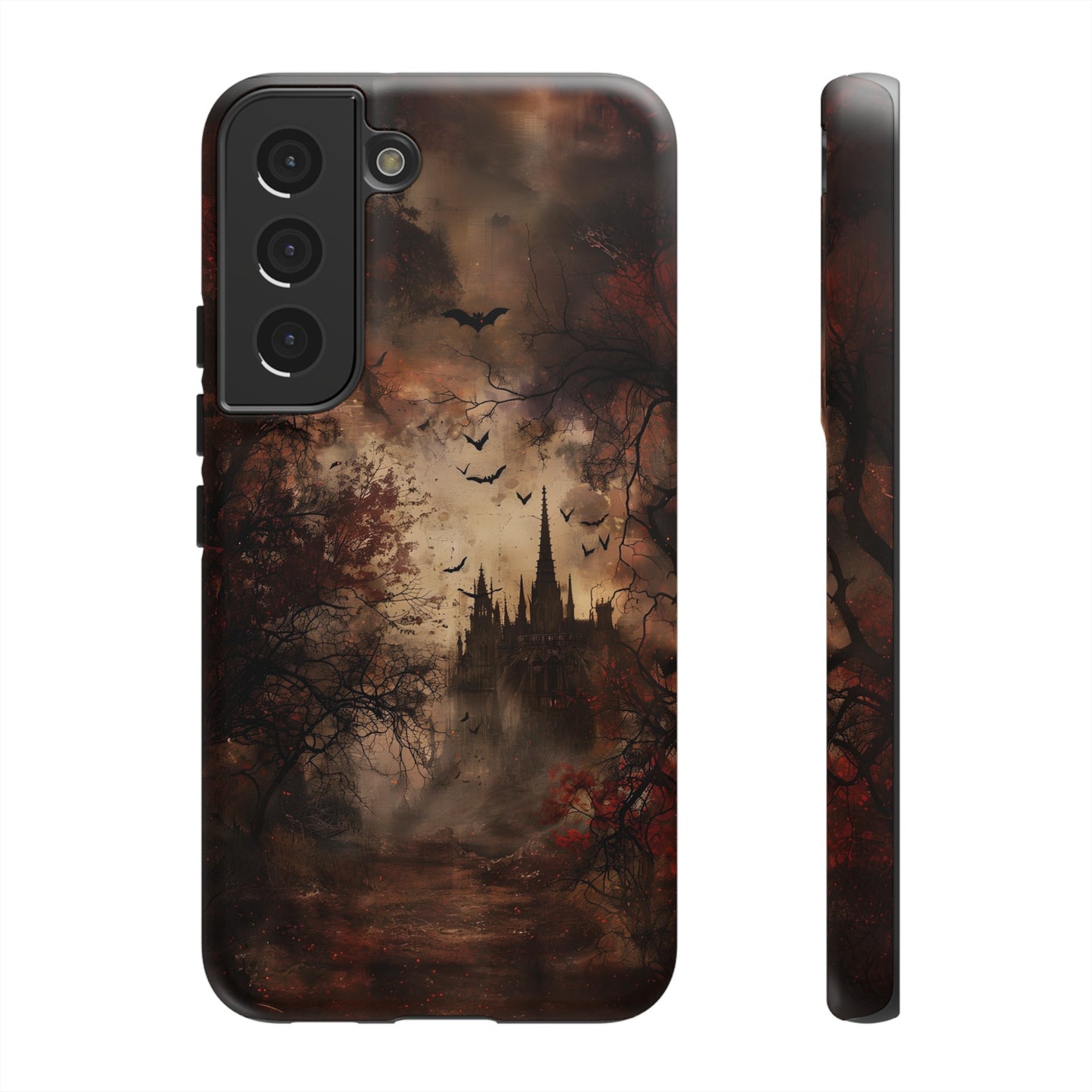 Gothic Castle Phone Case - Spooky Halloween Design for iPhone, Samsung Galaxy, Google Pixel Devices