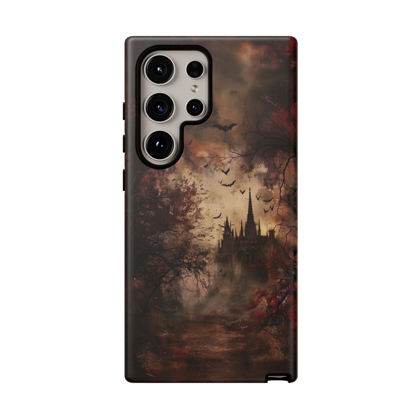 Gothic Castle Phone Case - Spooky Halloween Design for iPhone, Samsung Galaxy, Google Pixel Devices