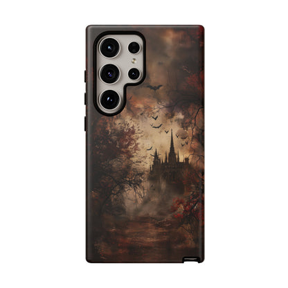 Gothic Castle Phone Case - Spooky Halloween Design for iPhone, Samsung Galaxy, Google Pixel Devices