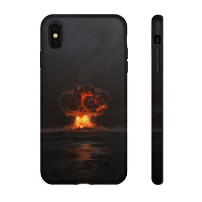 Atomic Explosion Phone Case - Dramatic Mushroom Cloud Design for iPhone and Samsung Galaxy Devices