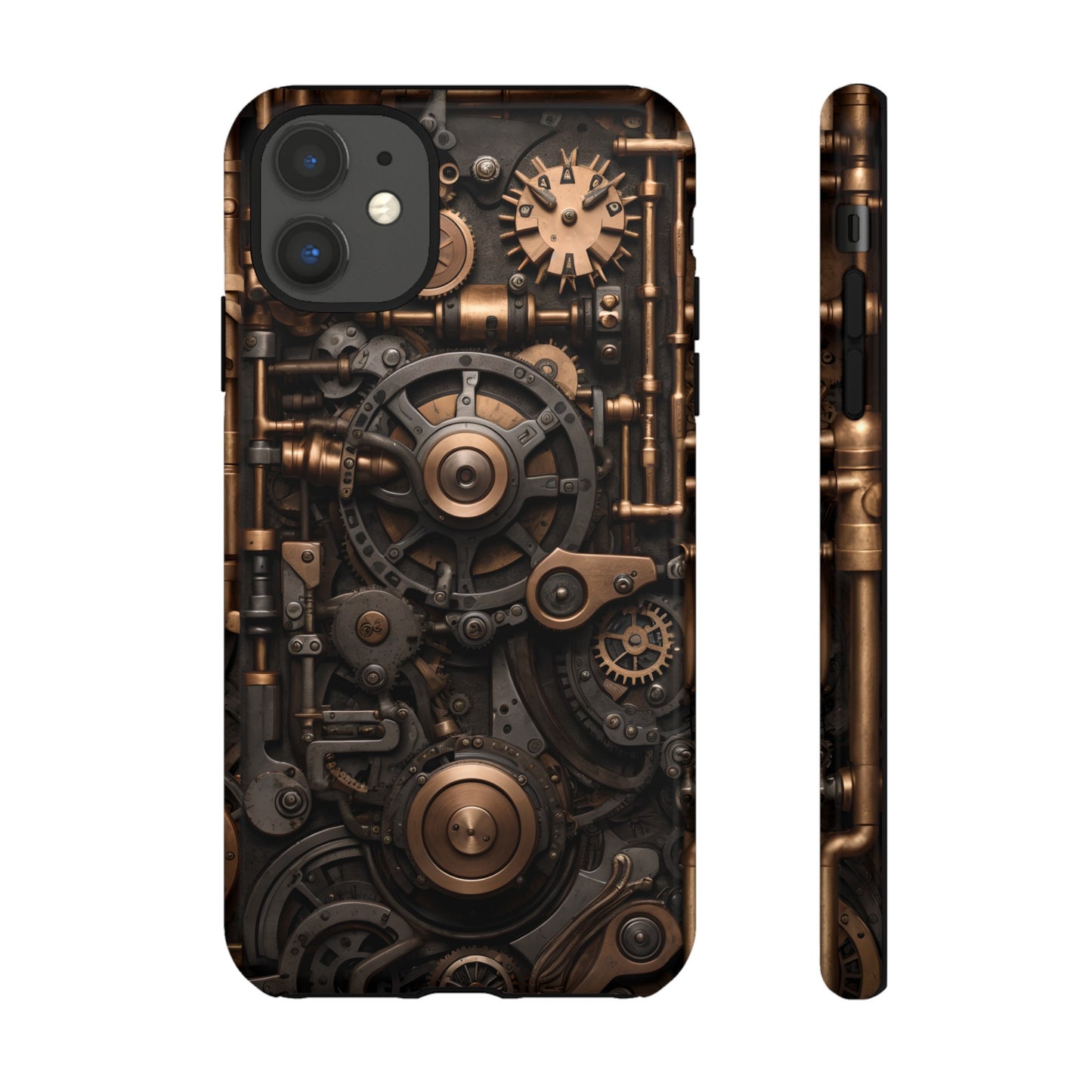 Steampunk Machine Phone Case – Victorian Gears Design for iPhone, Samsung Galaxy, and Google Pixel Devices