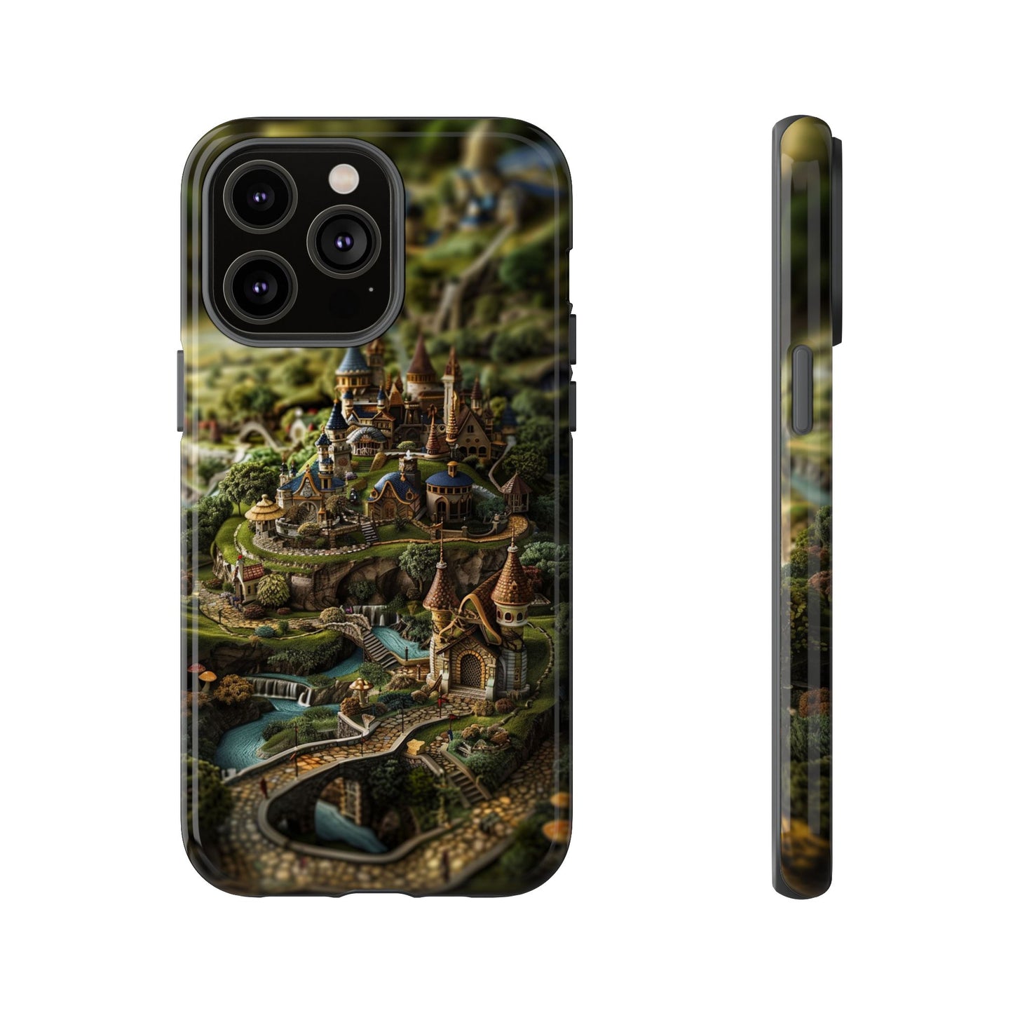 Fairy Kingdom Phone Case - Enchanted Castle Artwork for iPhone, Samsung Galaxy, and Google Pixel Devices