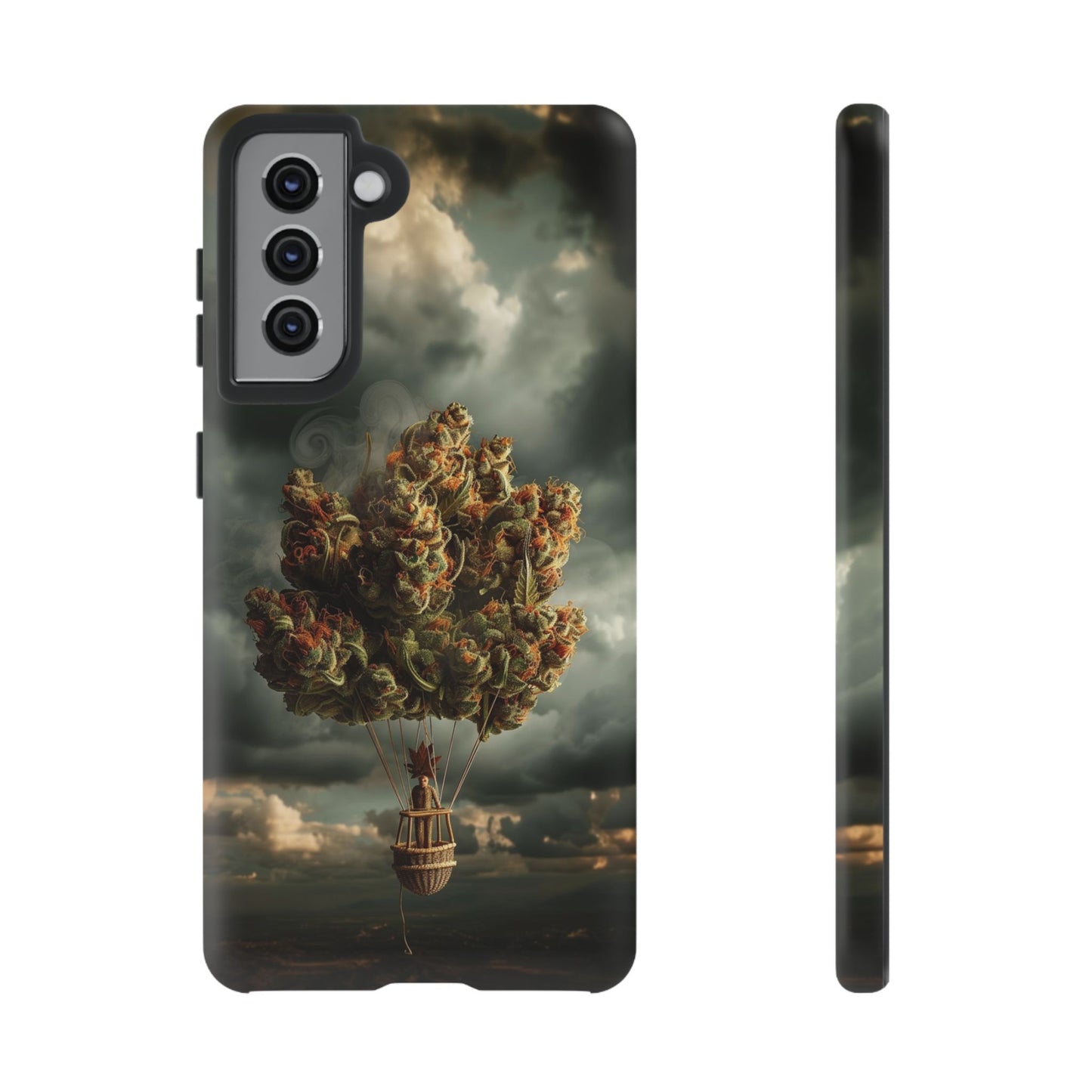 Cannabis Balloon Adventure Phone Case - For iPhone, Samsung Galaxy, and Google Pixel Devices