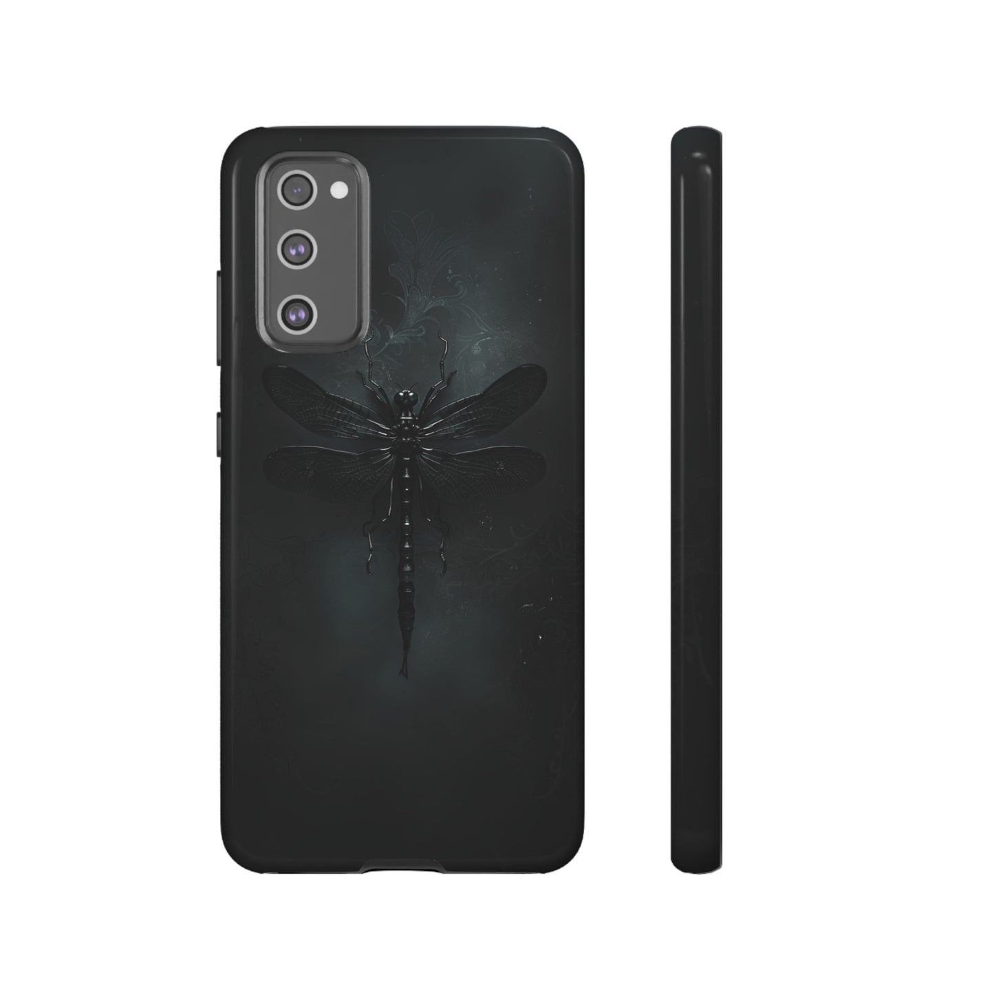 Gothic Dragonfly Phone Case – Dark Elegance Design for iPhone, Samsung Galaxy, and Google Pixel Devices