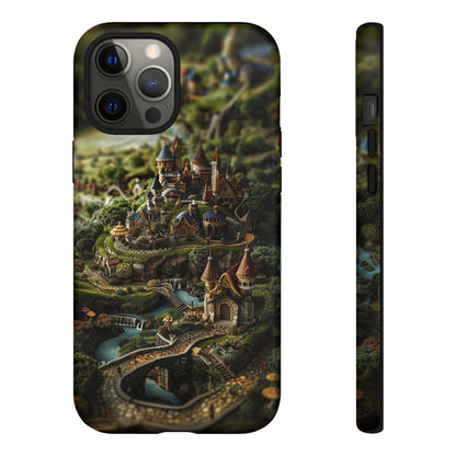 Fairy Kingdom Phone Case - Enchanted Castle Artwork for iPhone, Samsung Galaxy, and Google Pixel Devices