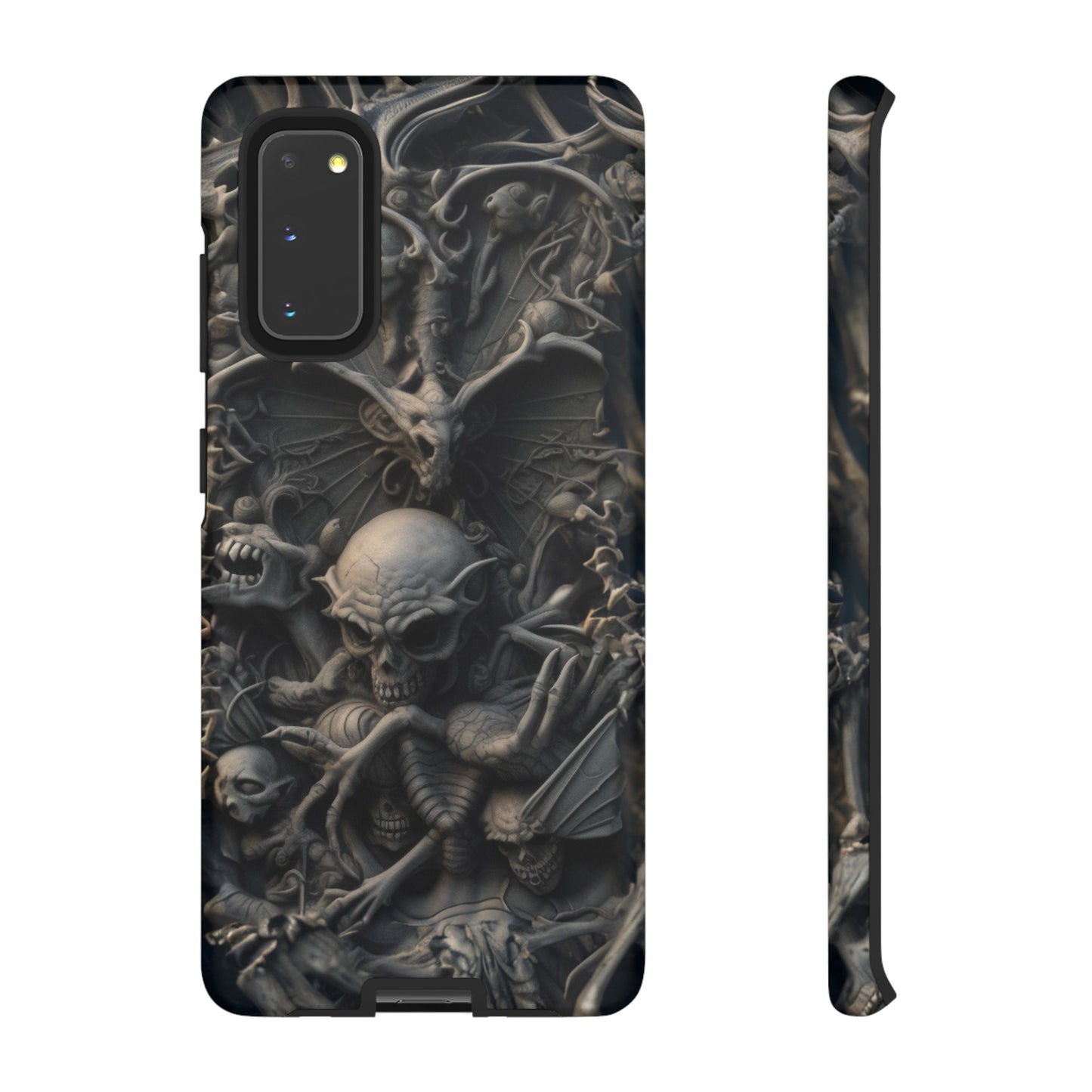 Those Who Dwell Below #1 Phone Case – Intricate Gothic Skeleton Design for iPhone, Samsung Galaxy, Google Pixel Devices