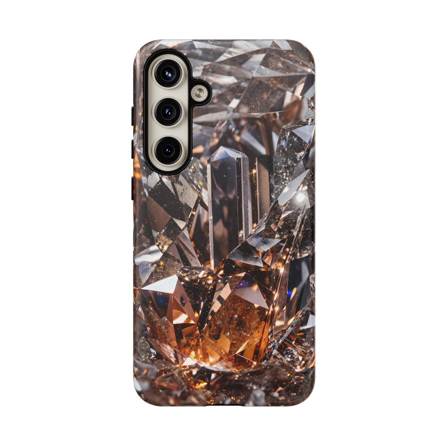 Crystalline Phone Case – Healing Crystal Quartz Design for iPhone, Samsung Galaxy, and Google Pixel Devices