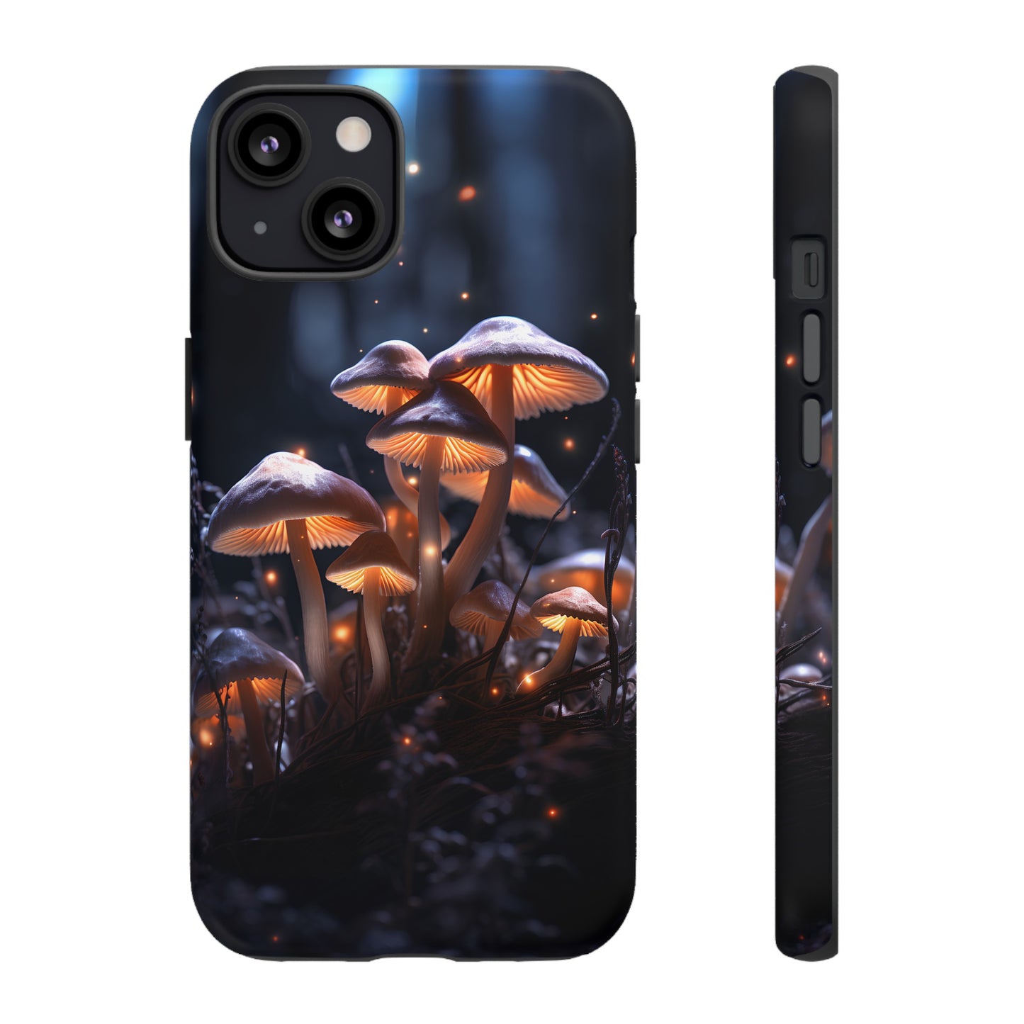 Glowing Mushrooms at Night Phone Case – Enchanting Fantasy Forest Design for iPhone, Samsung Galaxy, and Google Pixel Devices