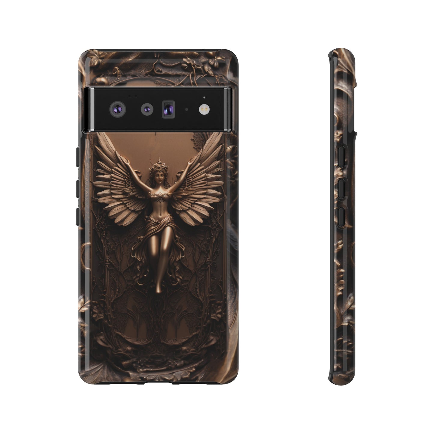 The Bronze Fairy Phone Case – Fantasy Faery Design for iPhone, Samsung Galaxy, and Google Pixel Devices