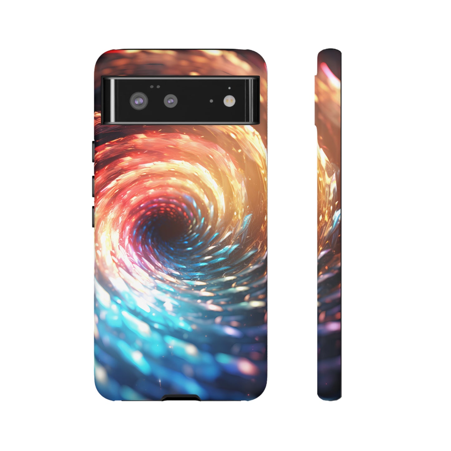 Crystal Portal of Light Phone Case – Vibrant Cosmic Design for iPhone, Samsung Galaxy, and Google Pixel Devices