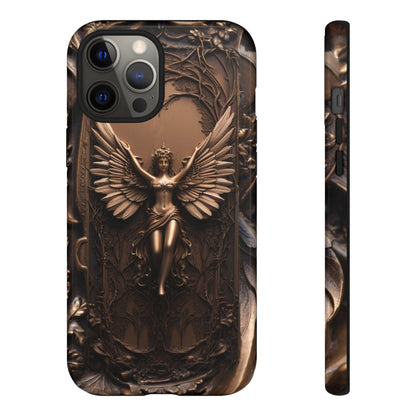 The Bronze Fairy Phone Case – Fantasy Faery Design for iPhone, Samsung Galaxy, and Google Pixel Devices