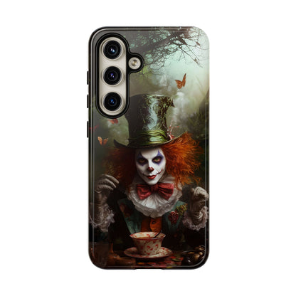 Mad Hatter Gothic Fantasy Phone Case - Dark Wonderland Design for iPhone, Samsung Galaxy, and Google Pixel Devices