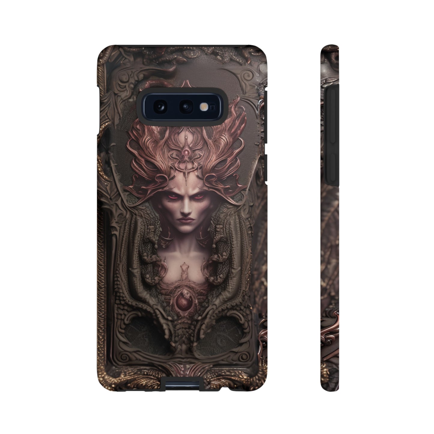 Dark Lilith Phone Case – Horned Hell Horror Design for iPhone, Samsung Galaxy, and Google Pixel Devices