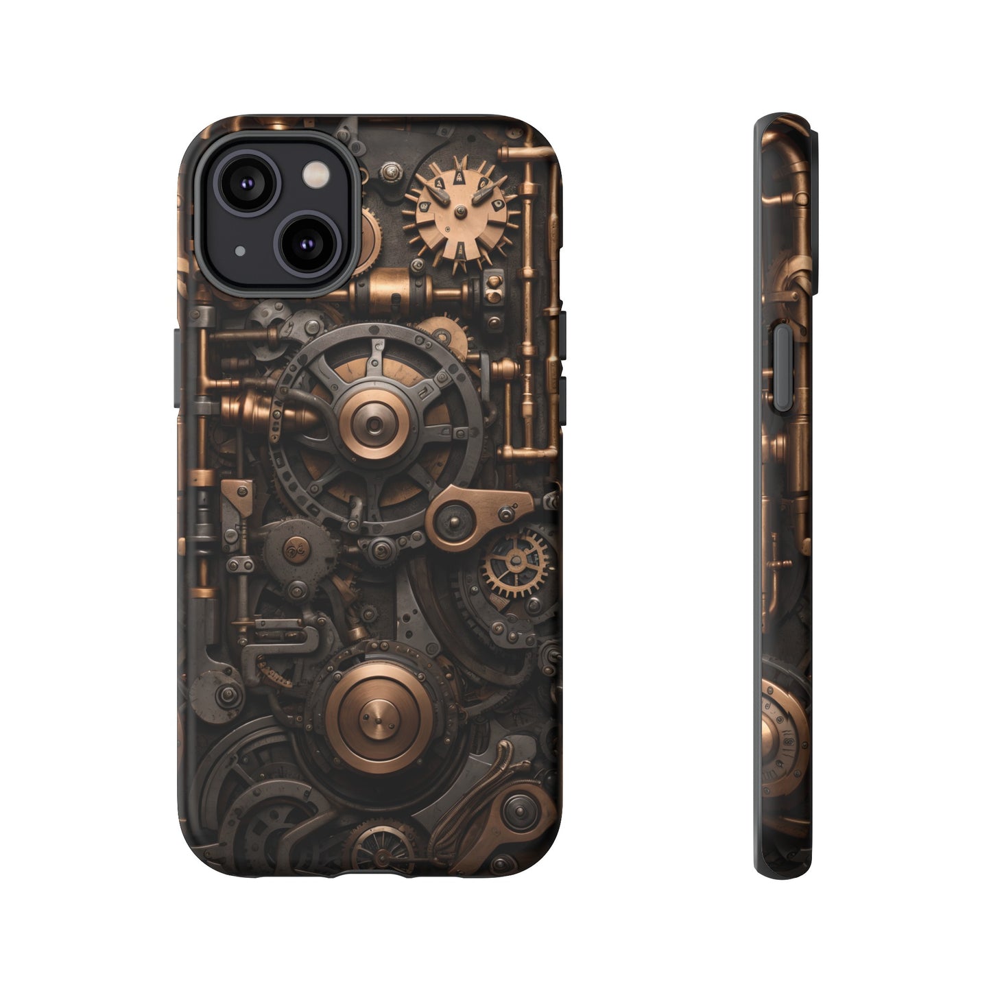 Steampunk Machine Phone Case – Victorian Gears Design for iPhone, Samsung Galaxy, and Google Pixel Devices