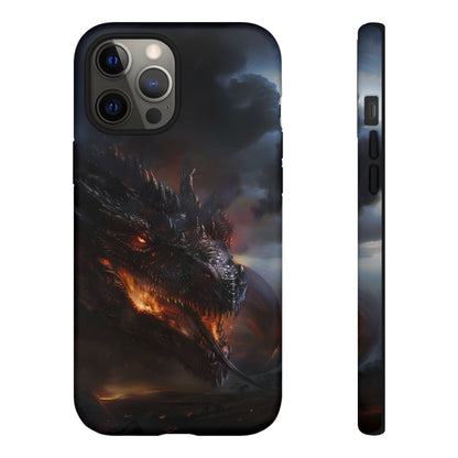 Fiery Dragon Phone Case - Epic Fantasy Art for iPhone, Samsung Galaxy, and Google Pixel Devices