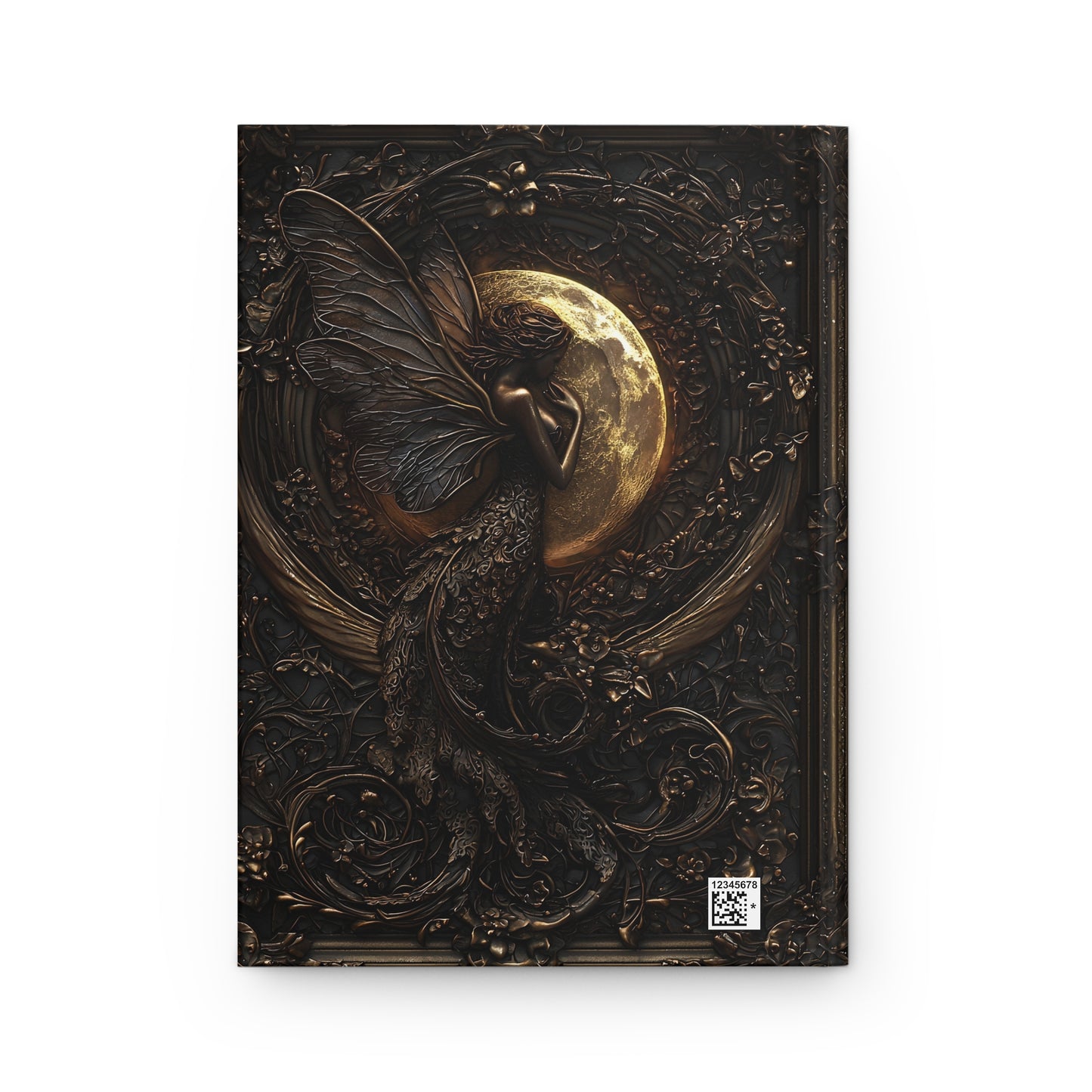 Gothic Fairy Moonlight Hardcover Journal - Elegant Fantasy Notebook