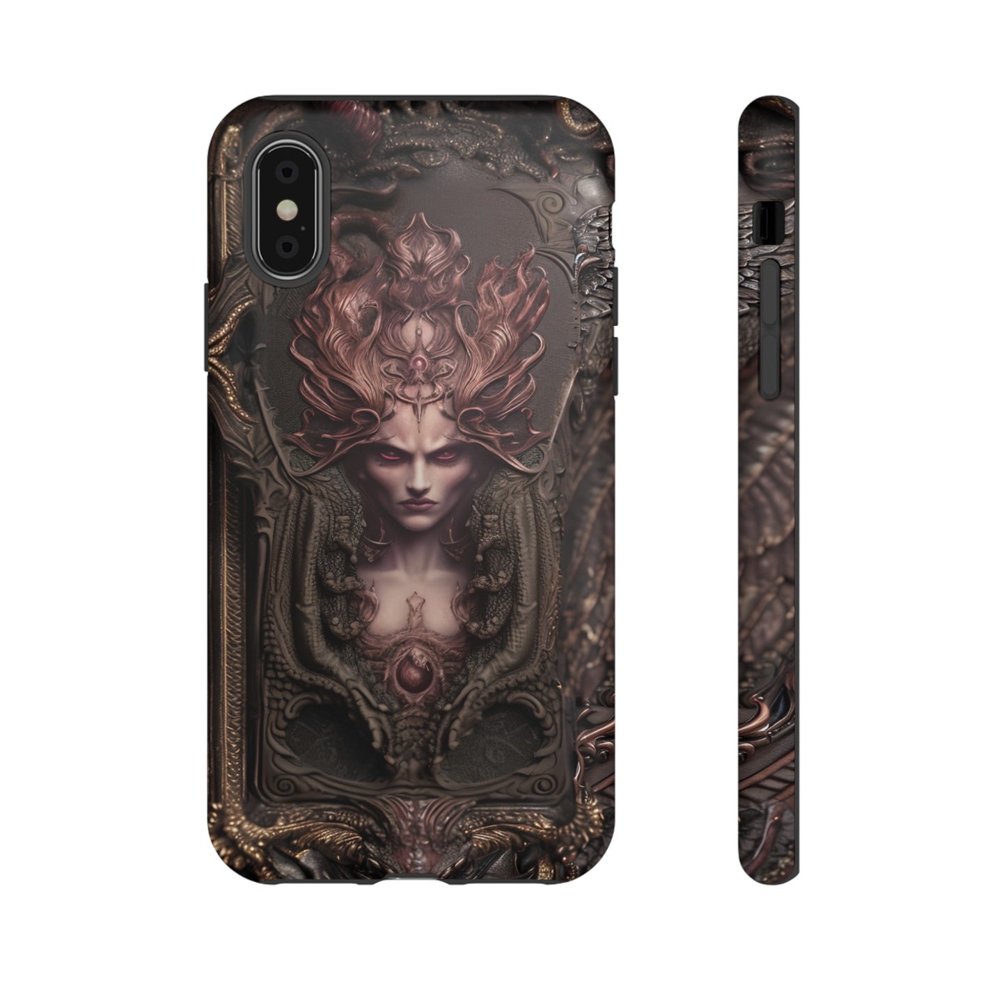 Dark Lilith Phone Case – Horned Hell Horror Design for iPhone, Samsung Galaxy, and Google Pixel Devices