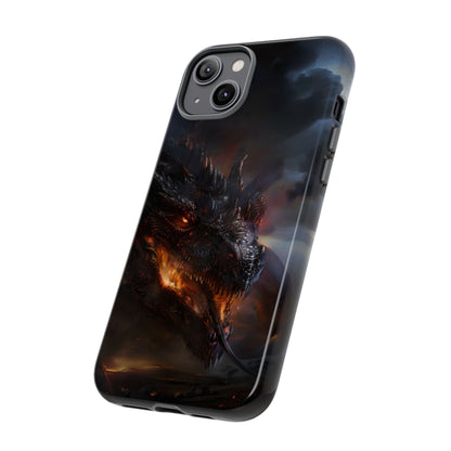 Fiery Dragon Phone Case - Epic Fantasy Art for iPhone, Samsung Galaxy, and Google Pixel Devices