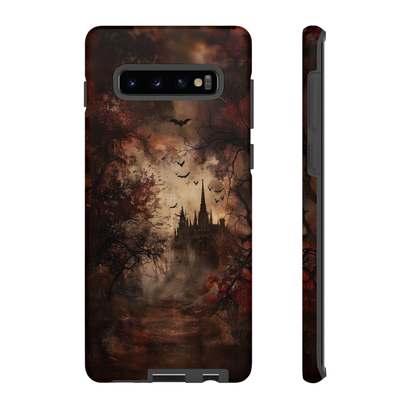 Gothic Castle Phone Case - Spooky Halloween Design for iPhone, Samsung Galaxy, Google Pixel Devices