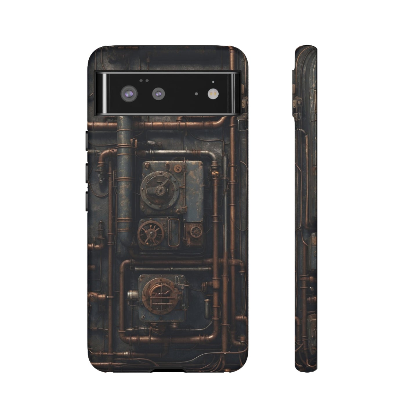 Diesel Punk Phone Case – Industrial Retro-Futuristic Design for iPhone, Samsung Galaxy, and Google Pixel Devices