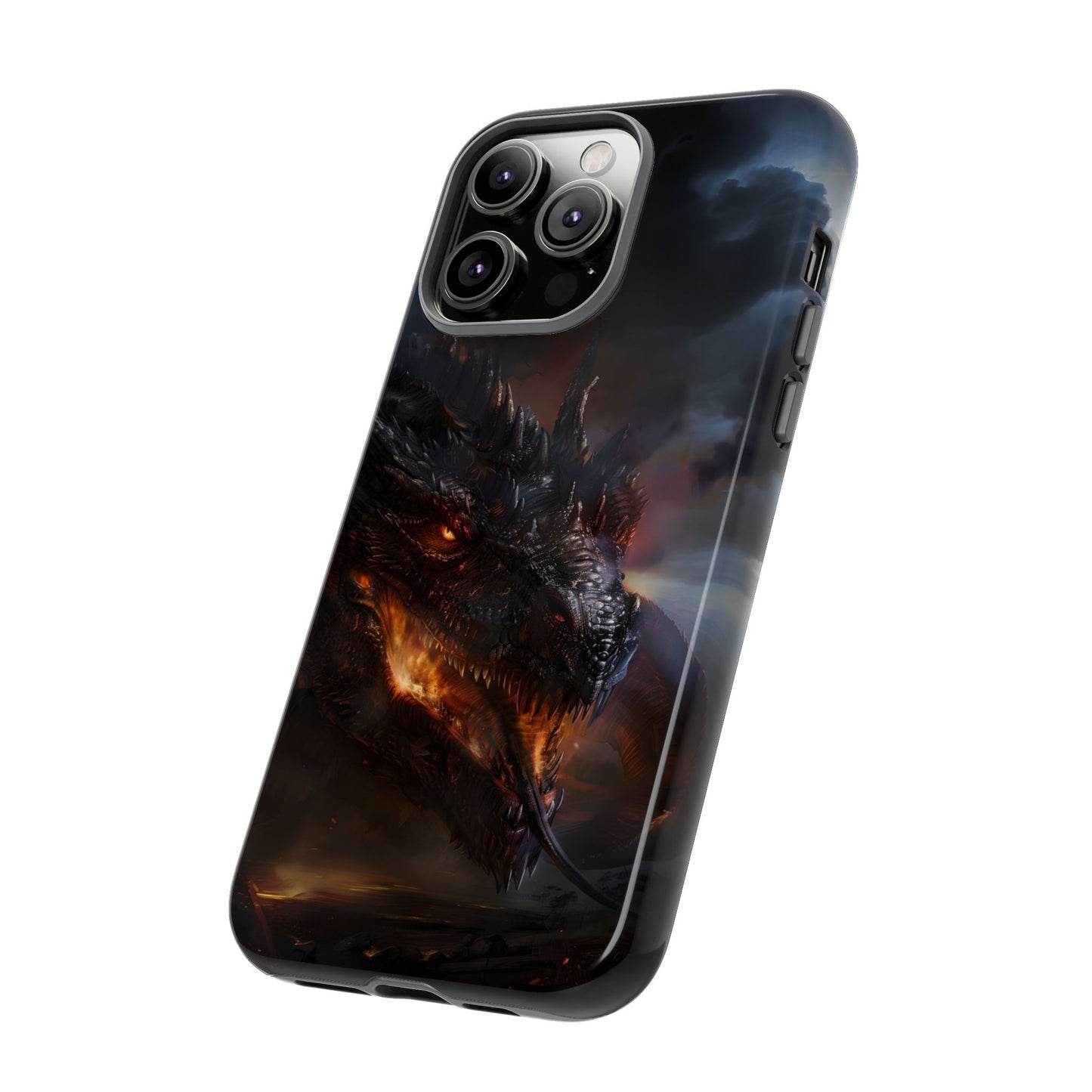 Fiery Dragon Phone Case - Epic Fantasy Art for iPhone, Samsung Galaxy, and Google Pixel Devices