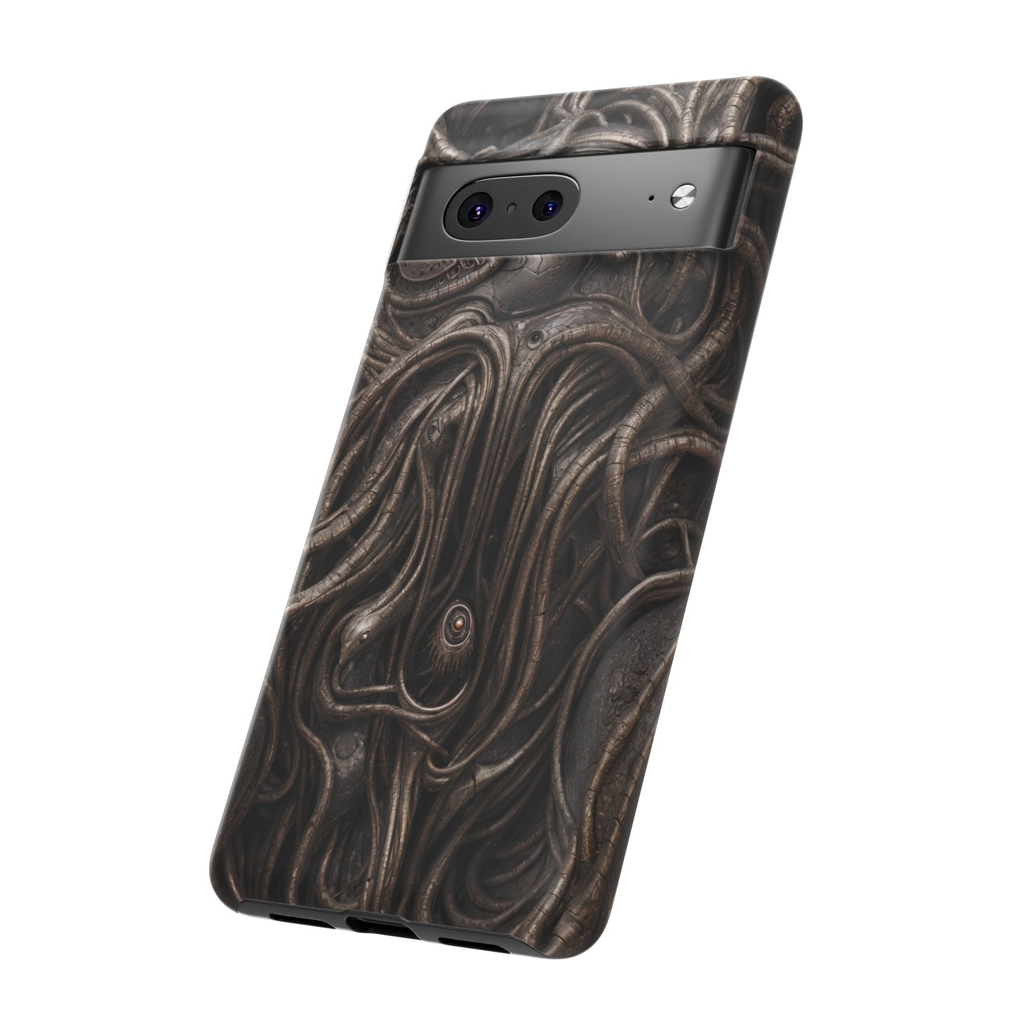 Biomechanical Horror 4 Phone Case – Futuristic Alien Design for iPhone, Samsung Galaxy, and Google Pixel Devices