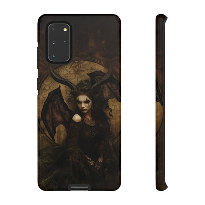 Demon Lilith Gothic Phone Case for iPhone, Samsung Galaxy, Google Pixel - Dark Fantasy Art