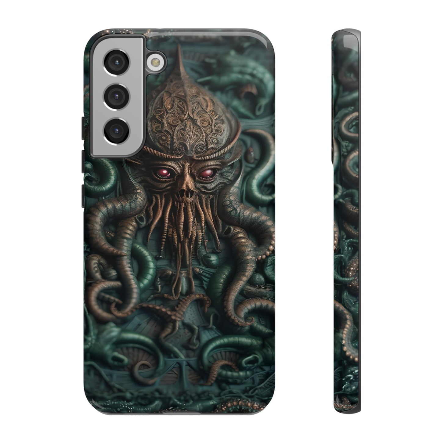 Nameless Dread Tough Phone Case – Lovecraftian Tentacle Horror Design for iPhone, Samsung Galaxy, and Google Pixel Devices