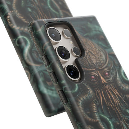 Nameless Dread Tough Phone Case – Lovecraftian Tentacle Horror Design for iPhone, Samsung Galaxy, and Google Pixel Devices