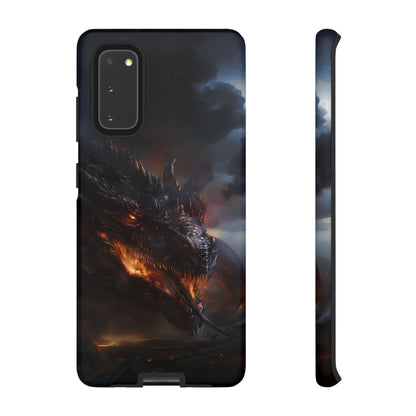 Fiery Dragon Phone Case - Epic Fantasy Art for iPhone, Samsung Galaxy, and Google Pixel Devices