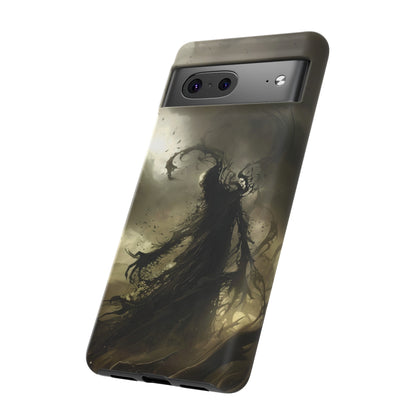 Dark Spirit Phone Case – Grim Reaper Haunting Design for iPhone, Samsung Galaxy, and Google Pixel Devices