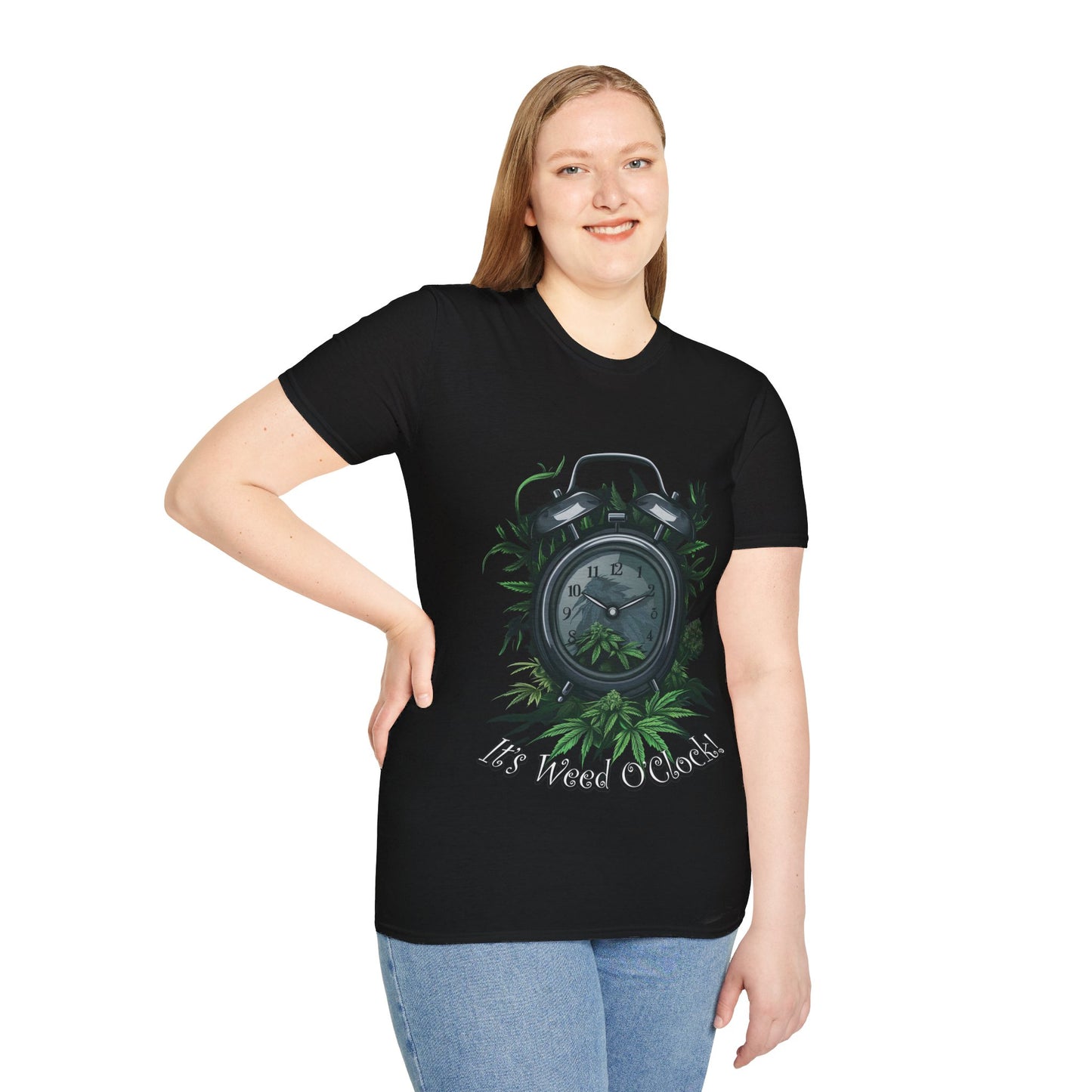 It's Weed O'Clock T-Shirt – Fun Cannabis Clock Design for 420 Enthusiasts