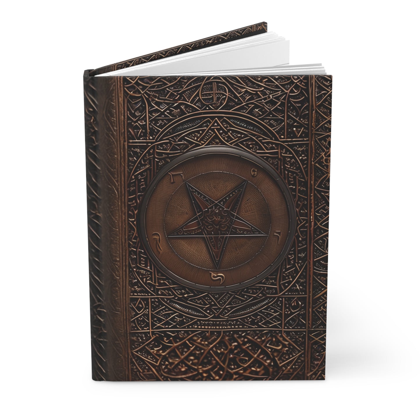 Baphomet Hardcover Notebook – Occult Magick Journal for Spell Book of Shadows