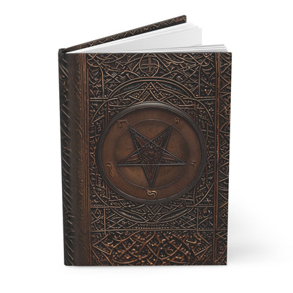 Baphomet Hardcover Notebook – Occult Magick Journal for Spell Book of Shadows