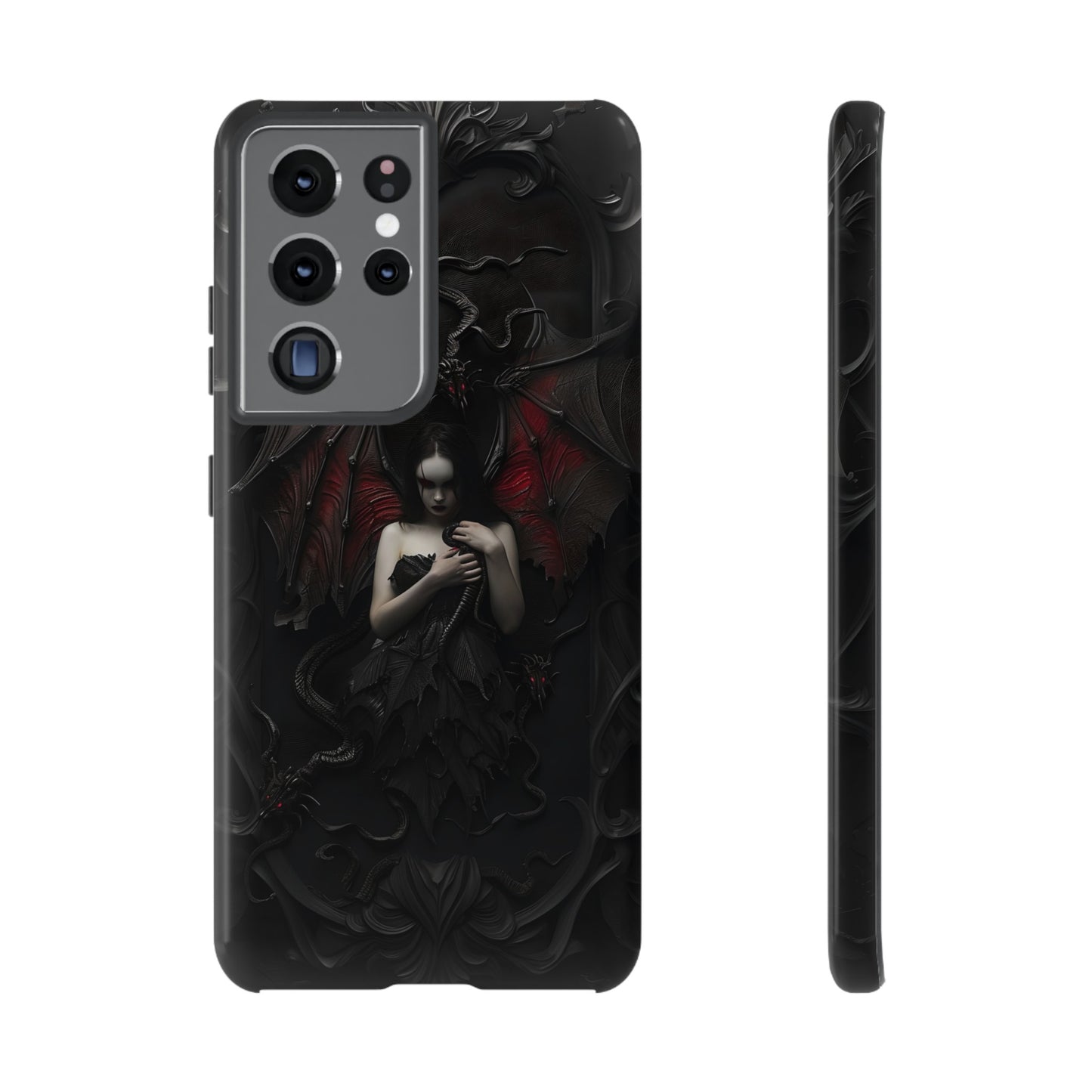 Succubus Phone Case - Dark Fantasy Gothic Design for iPhone, Samsung Galaxy, and Google Pixel Devices