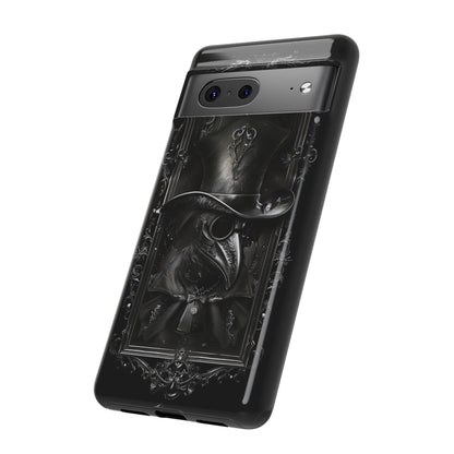 Gothic Plague Doctor Phone Case - Mysterious and Dark Design for iPhone, Samsung Galaxy, and Google Pixel Devices