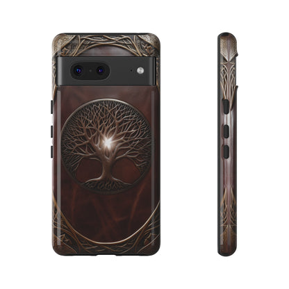 Tree of Life Tough Phone Case – Fantasy Art Design for iPhone, Samsung Galaxy, and Google Pixel Devices