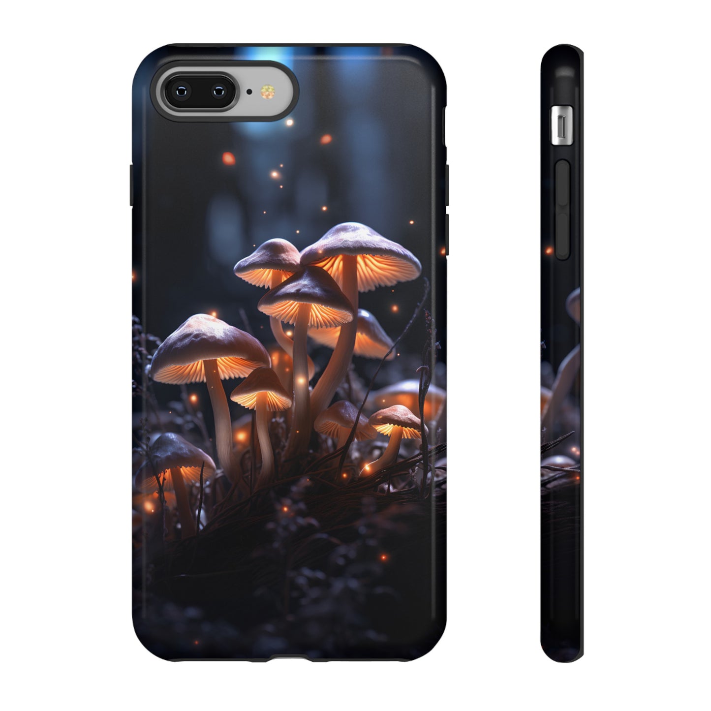 Glowing Mushrooms at Night Phone Case – Enchanting Fantasy Forest Design for iPhone, Samsung Galaxy, and Google Pixel Devices