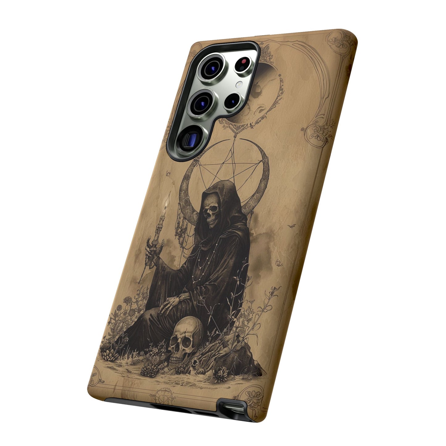 Gothic Reaper Phone Case - Dark Aesthetic Art for iPhone, Samsung, Google Pixel