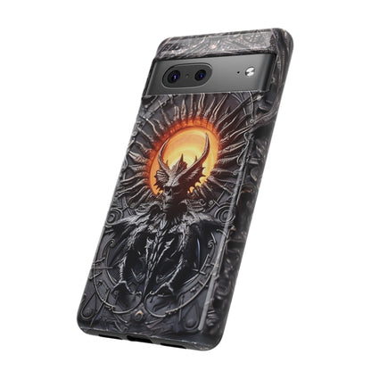 Skeletal Demonic King Phone Case – Ornate Gothic Design for iPhone, Samsung Galaxy, and Google Pixel Devices